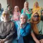 Foto: Menuk Wulandari tengah Busana Muslim Biru. (Dok/Fhm/Okj)