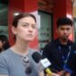 Foto: Kimberley Ryder saat wawancara di Polres Metro Jakarta Selatan. (Dok/Fhm/Okj)