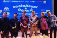 Foto: Sosialisasi dan Diskusi Lembaga Manajemen Kolektif (LMK) Berbasis Musik Tradisi Nusantara. (Dok/Fhm/Okj)