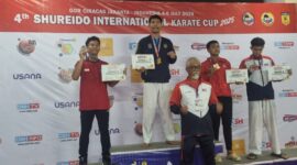 Ivan Ghifary Karo Karo sabet medali emas di Kejuaraan Internasional Shuraido Ke-4