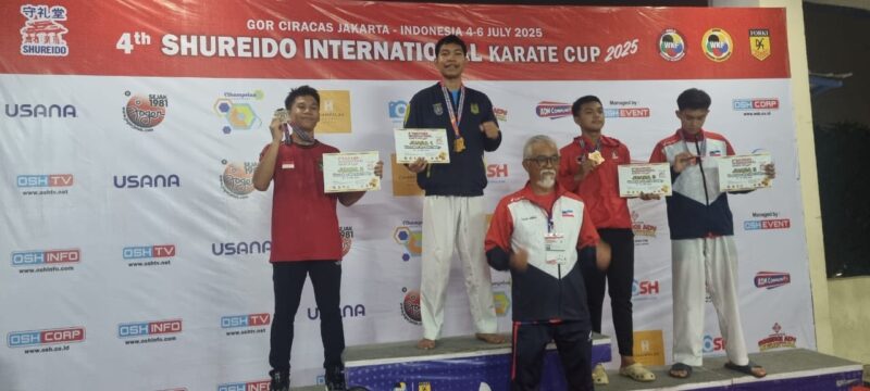 Ivan Ghifary Karo Karo sabet medali emas di Kejuaraan Internasional Shuraido Ke-4