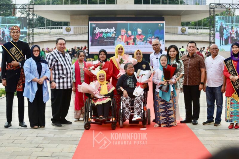 Jakarta Pusat Rayakan HUT Kota Bersama Penyandang Disabilitas di Lapangan Banteng
