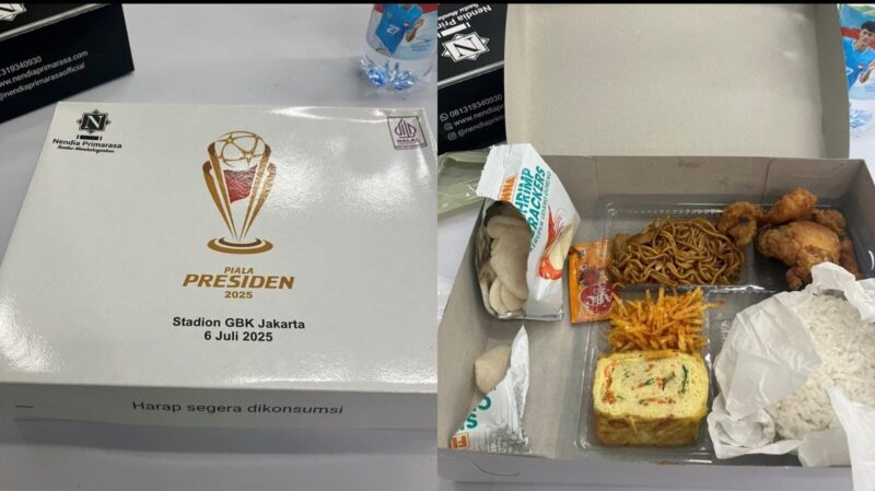 Nasi Kotak Nendia Primarasa Mencuri Perhatian di Piala Presiden 2025