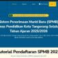 Investigasi internal redaksi menemukan kejanggalan di aplikasi SPMB 2025 ini