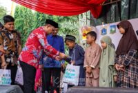 Lebaran Yatim di Jakpus, Wali Kota Ajak Masyarakat Bersihkan Diri Lahir dan Batin