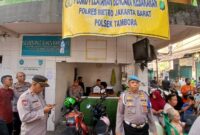 Respons Cepat Polsek Tambora, Posko Layanan Administratif Hadir di Lokasi Kebakaran