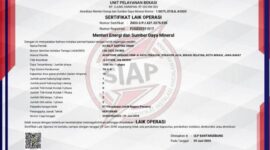 Foto: Sertifikat Laik Operasi Menteri Energi dan Sumber Daya Mineral. (Dok-Istimewa)