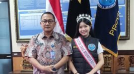 Foto: Puteri Anak Indonesia Budaya 2023, Ry Hyori Dermawan bersama Kepala BNNP Bali, Brigjen Pol. Rudy Ahmad Sudrajat, S.I.K., M.H. (Dok-Istimewa)