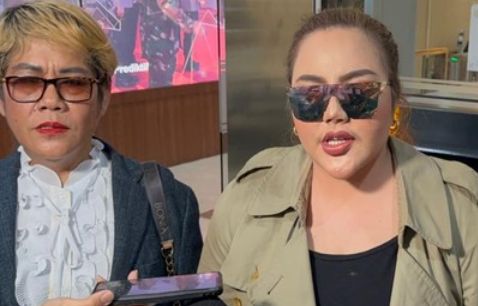Foto: Lisa Mariana Didampingi Kuasa Hukum Bertua Hutapea Usai Jalani Pemeriksaan di Bareskrim Polri. (Dok-Istimewa)
