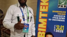 Foto: Anggota Dewan Perwakilan Rakyat Daerah (DPRD) Kabupaten Manokwari Selatan, Provinsi Papua Barat, Edison Trirbo dari Fraksi Partai Kebangkitan Bangsa (FPKB). (Dok/Fhm/Okj)