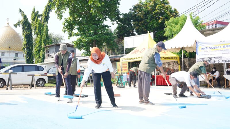 Bapas Jakarta Barat Gelar Aksi Sosial Bersama Klien di Palmerah, Dukung Implementasi KUHP Baru
