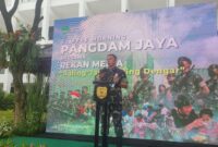 Pangdam Jaya Mayjen TNI Deddy Suryadi menggelar Coffee Morning bersama insan media di Makodam Jaya, Cililitan, Jumat (8/8/2025).