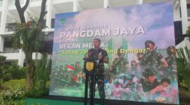 Pangdam Jaya Mayjen TNI Deddy Suryadi menggelar Coffee Morning bersama insan media di Makodam Jaya, Cililitan, Jumat (8/8/2025).