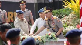 Kapolri Listyo Sigit Resmikan Patung M. Jasin, Simbol Perjuangan Polisi Istimewa