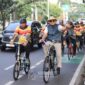 Wali Kota Jakarta Pusat Tinjau Lingkungan Lewat Gowes Pagi
