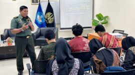 TNI Tanamkan Semangat Bela Negara di Kampus Unesa Magetan
