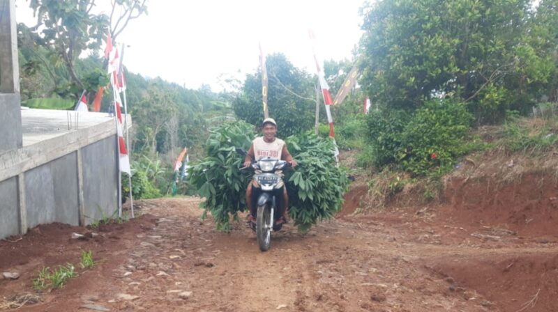 Jalan Baru di Ngranget, Petani Kini Lebih Mudah Kirim Hasil Panen