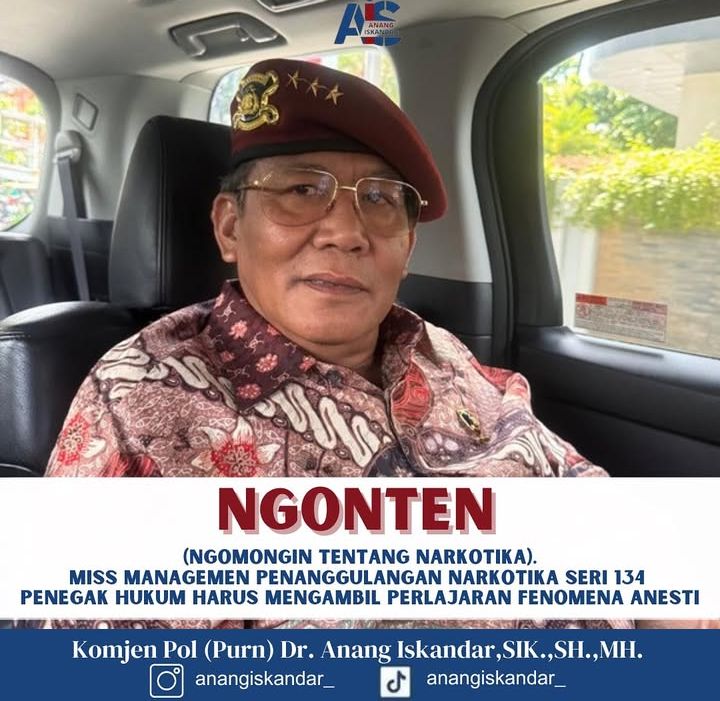 Foto: Tangkapan Layar Akun IG Pribadi Komjen Pol (Purn) Dr. Anang Iskandar SIK., SH., MH., (Dok-Pribadi)