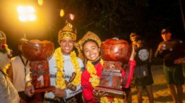 Foto: Westen Hirst dan Jasmine Studer Jadi Juara Termuda dalam Ajang Selancar Paling Prestisius di Dunia. (Dok-Rip Curl Cup Padang Padang 2025)
