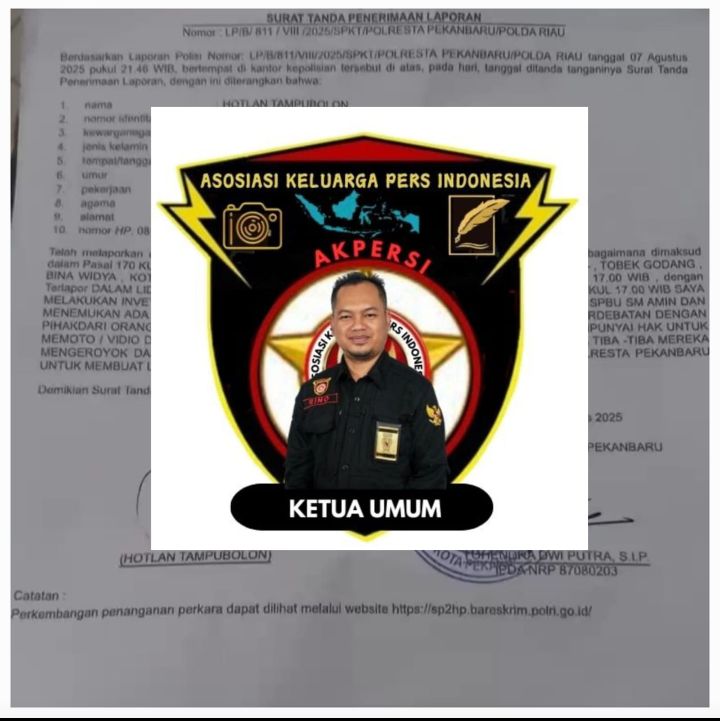 Foto: Ketua Umum Asosiasi Komunitas Pers Seluruh Indonesia (AKPERSI), Rino Triyono. (Dok-Istimewa)