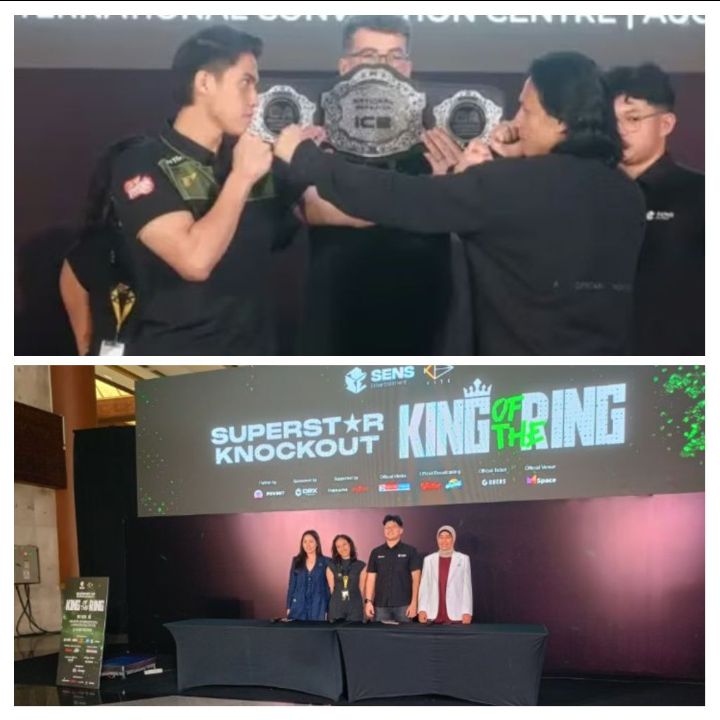 Foto: Weigh-in dan Konferensi Pers Jelang Pertarungan El Rumi vs Jefri Nichol di Superstar Knockout Vol. 3. (Dok-Istimewa)