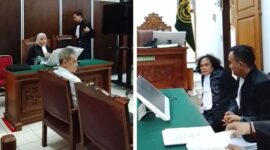 Foto: Kolase Suasana Ruang Sidang Pledoi Fariz RM di Pengadilan Negeri Jakarta Selatan, Senin (11/8/2025). (Dok/Fhm/Okj)