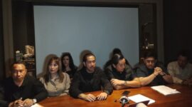 Foto: Konferensi Pers Kericuhan di Studio TV One, Sunan Kalijaga Laporkan Dugaan Penyerangan. (Dok/Fhm/Okj)