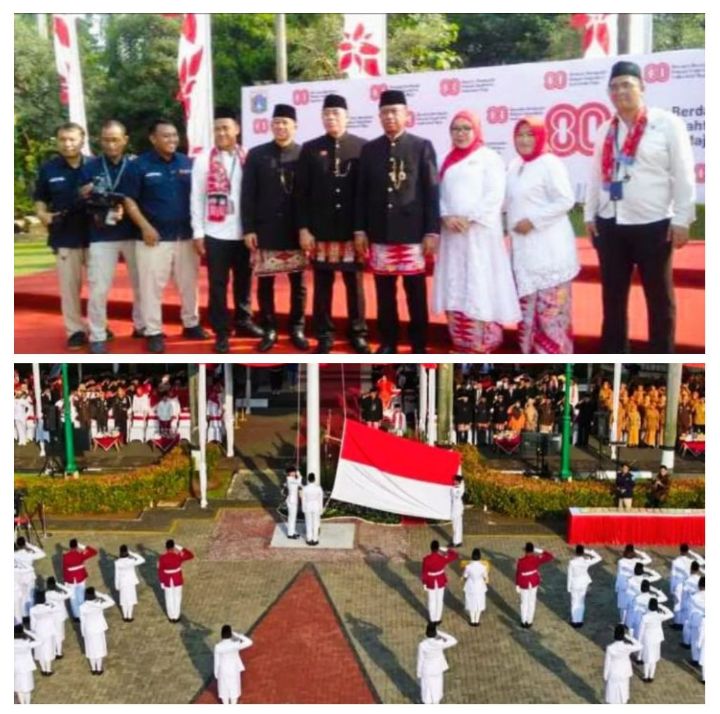 Foto: Pemerintah Kota Administrasi Jakarta Timur menggelar Upacara Detik-Detik Proklamasi Kemerdekaan ke-80 Republik Indonesia di halaman Kantor Wali Kota Jakarta Timur, Minggu (17/8/2025). (Dok-Istimewa)