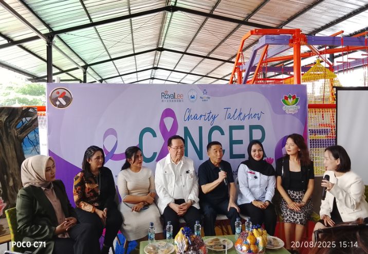 Foto: Organisasi Masyarakat Kerapatan Indonesia Tanah Air (KITA) mengadakan kegiatan sosial bertajuk Charity Cancer “Merdeka dari Kanker”, di Jakarta, Rabu (20/8). (Dok/Fhm/Okj)