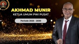 Foto: Akhmad Munir Nahkodai PWI 2025-2030. (Dok-Istimewa)
