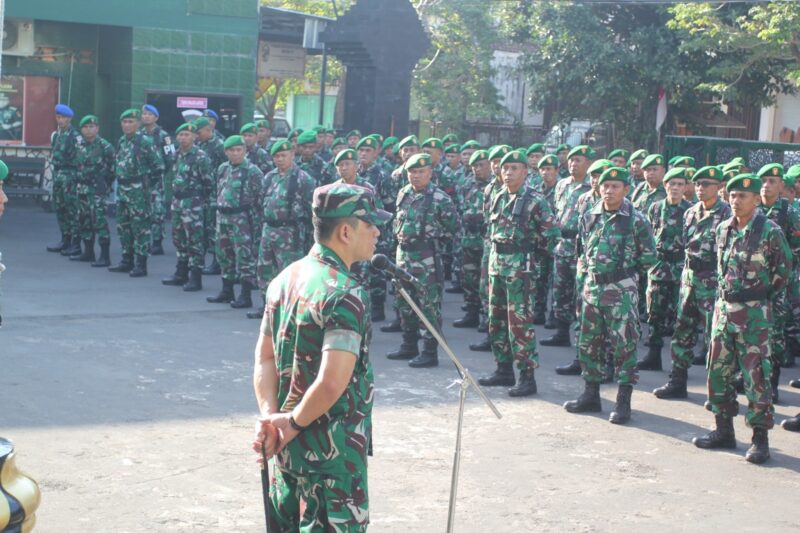 Dandim Tulungagung Tekankan Kesiapsiagaan Prajurit Amankan Fasilitas Publik
