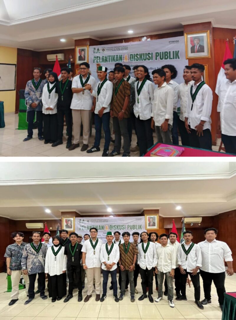 Pengurus Himpunan Mahasiswa Islam (HMI) Komisariat HOB UNUSIA Cabang Jakarta Barat periode 2025–2026 resmi dilantik di Aula Kelurahan Kebon Jeruk, Jakarta Barat, Rabu (10/9/2025).