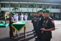 Danrem 083/Bdj Serahkan Tongkat Komando kepada Tiga Pejabat Baru
