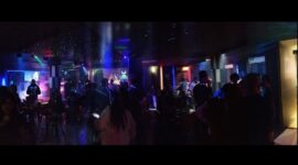 Foto: Suasana keramaian di dalam sebuah tempat hiburan malam di Jakarta Pusat