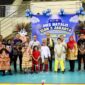Foto: Wali Kota Administrasi Jakarta Pusat, Arifin, bersama jajaran terkait dan Kepala Sekolah SLBN 3 Jakarta Pusat, berfoto bersama para peserta didik berkebutuhan khusus dalam perayaan Dies Natalis SLBN 3 Jakarta Pusat di GOR Kecamatan Tanah Abang.