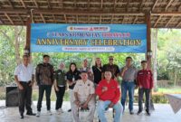 Foto: Media Komunitastodays.co merayakan hari jadinya yang ke-5 tahun di Balkondes Kembanglimus, Borobudur, Jawa Tengah.