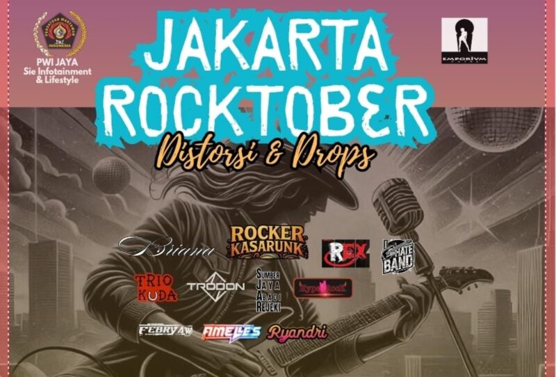 Foto: Jakarta Rocktober, Malam Kolaborasi Rock dan EDM di Tease Club Emporium.