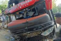 Foto: Penampakan Bus yang Kecelakaan saat Membawa Rombongan Karyawan RSBS Jember di Lereng Gunung Bromo, Kecamatan Sukapura, Kabupaten Probolinggo, Jawa Timur, Minggu (14/9/2025). (Dok-Istimewa)