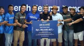 Foto: Ajang olahraga berbasis kepedulian sosial ini berhasil menghimpun donasi sebesar Rp1.763.630.937 yang akan digunakan untuk mendukung pengasuhan 108 anak di SOS Children’s Village Cibubur. (Dok-Istimewa)