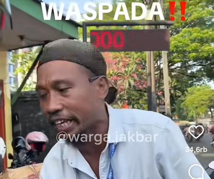 Foto: Tangkapan Layar Instagram. (Dok-Ig@warga.jakbar)