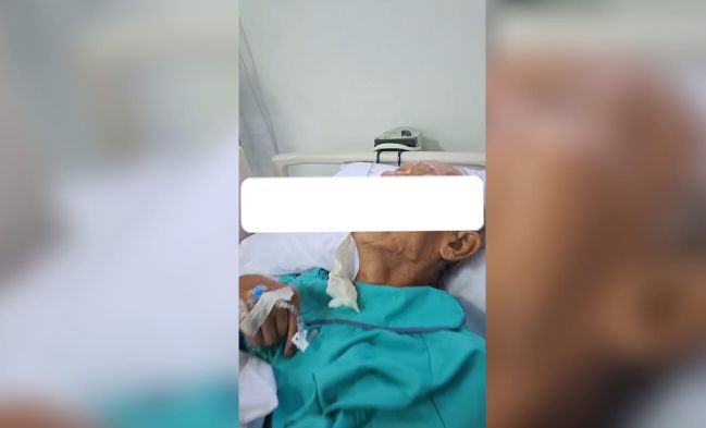 Foto: Pasien berinisial Tn. S yang Diduga Mendapatkan Pemulangan Paksa dari Ruang ICU RS EMC Pekayon, Kota Bekasi. (Dok-Istimewa)