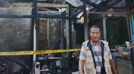 Foto: Kondisi Kios di Pasar Krenso, Bidaracina Pasca Kebakaran, Rabu (24/9/2025). (Dok-Okj)