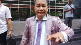 Foto: Kuasa Hukum Terdakwa Direktur PT Angels Products, Tony Wijaya, Hotman Paris Hutapea. (Dok-Okj)