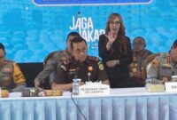 Foto: Dwi Antoro, Wakil Kepala Kejaksaan Tinggi Jakarta saat Jumpa Pers di Polda Metro Jaya, Selasa (30/9/2025). (Dok-Kompas.com/Baharuddin Al Farisi)