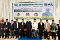 Foto: Prof. Dr. Syeikh Muhammad Salim Abu ‘Ashi, M.A. dari Universitas Al-Azhar, Kairo, serta dihadiri pimpinan MUI DKI, jajaran rektorat UIA, akademisi, tokoh masyarakat, dan ratusan peserta. 