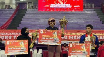 Foto: Forki Depok Raih Juara Umum Piala Kemenpora 2025