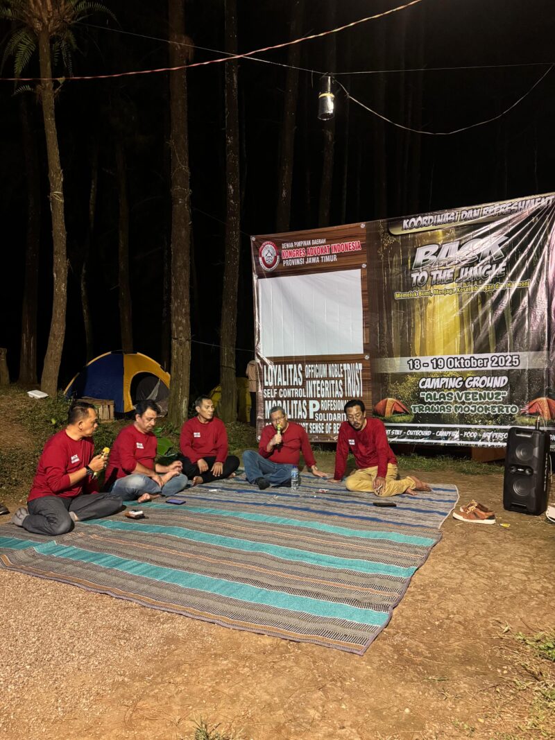 Foto: Suasana Keakraban dalam Kegiatan Refreshment DPD K.A.I Jawa Timur di Trawas.
