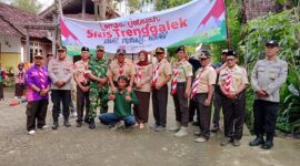 Foto: Sinergi TNI-Polri dan Pemerintah Pogalan Dorong Pramuka Cinta Sejarah Lewat Jelajah Situs Trenggalek