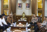 Foto: Kapolri Jenderal Polisi Listyo Sigit Prabowo menerima audiensi Pengurus Persatuan Wartawan Indonesia (PWI) Pusat di Mabes Polri, Jalan Trunojoyo, Jakarta, Senin (27/10/2025).