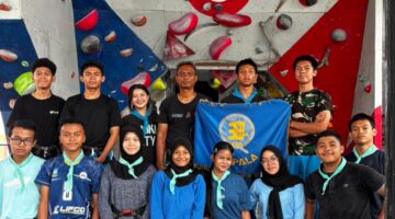 Elpala Angkatan 40 Asah Skill Panjat Tebing di Climb On Menteng